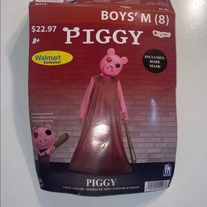 Disguise Piggy Costume kids M-8 NWT